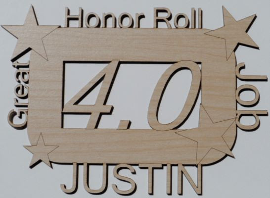 Sign made with Laser Jump Start's FrameIt Suite