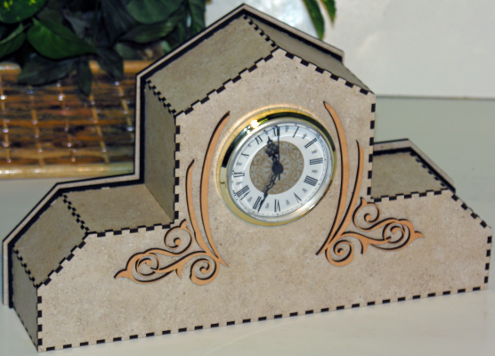 Clock made with Laser Jump Start's Laser Jump Start Vol. IV