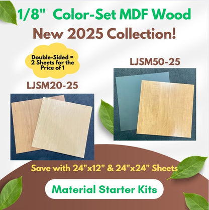 Material Starter Kit; 24 Total Sheets